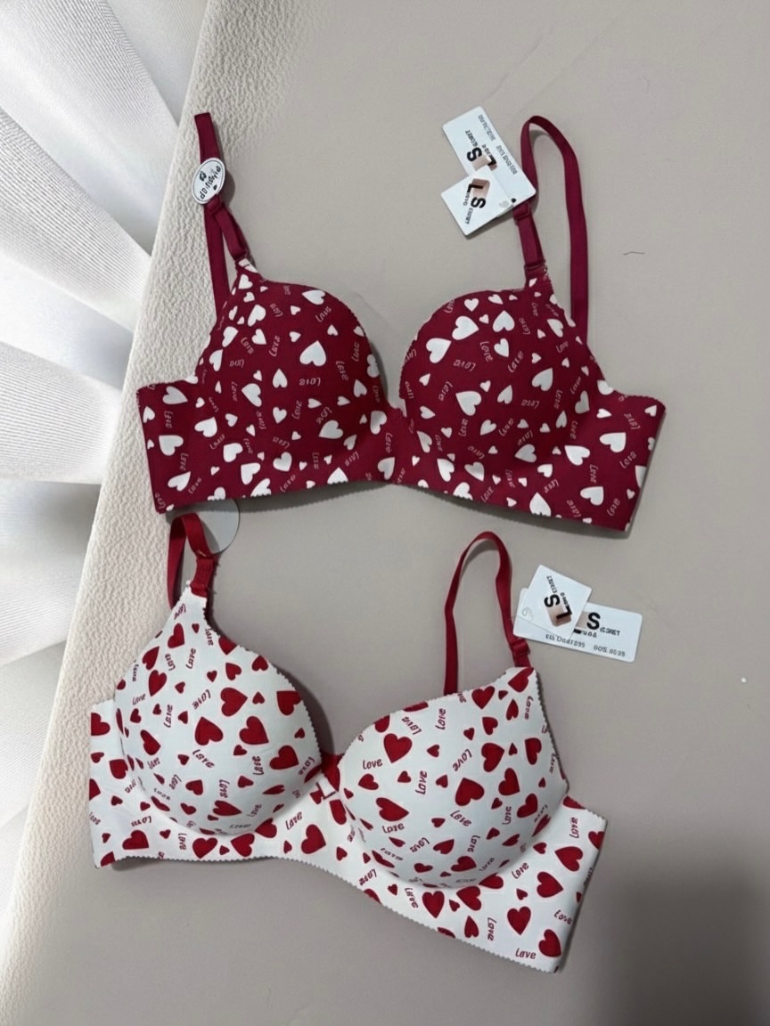 سوتین دخترانه طرح قلبی